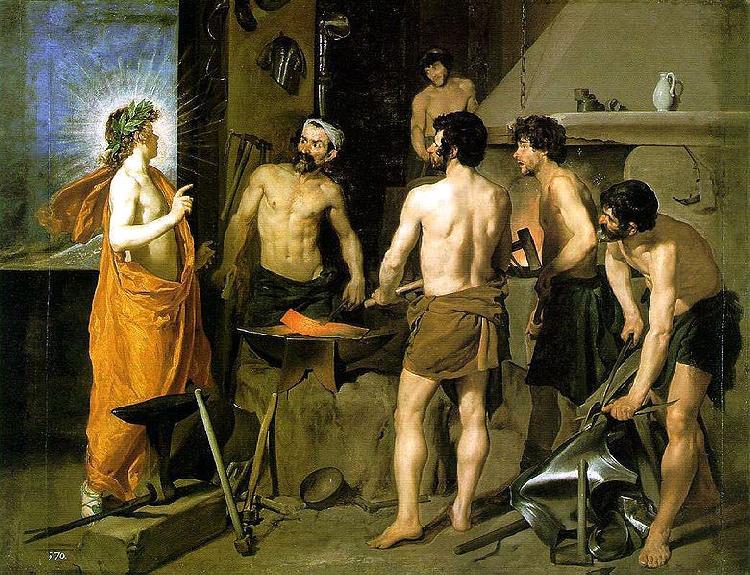 Diego Velazquez The Forge of Vulcan oil painting picture